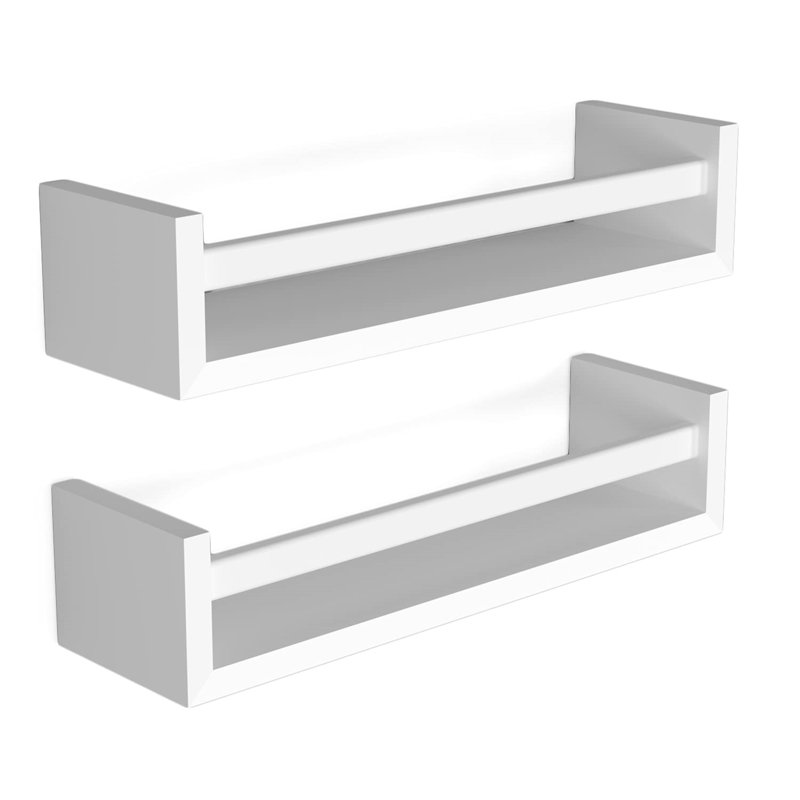 Hokku Designs Aguasvivas Floating Bookcase Wayfair